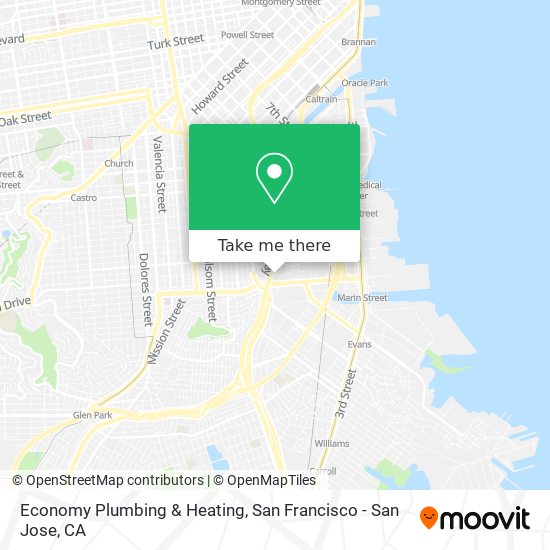 Mapa de Economy Plumbing & Heating