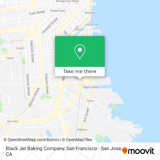 Black Jet Baking Company map