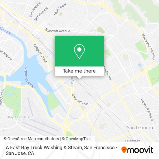 A East Bay Truck Washing & Steam map