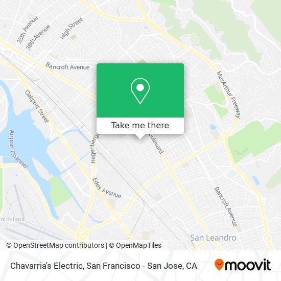 Mapa de Chavarria's Electric