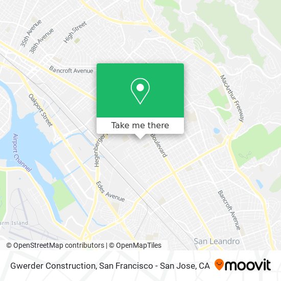 Gwerder Construction map