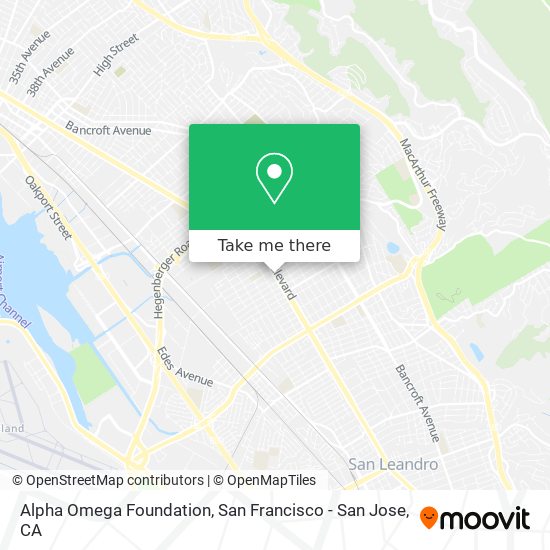 Alpha Omega Foundation map