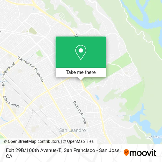 Mapa de Exit 29B/106th Avenue/E