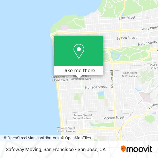 Safeway Moving map