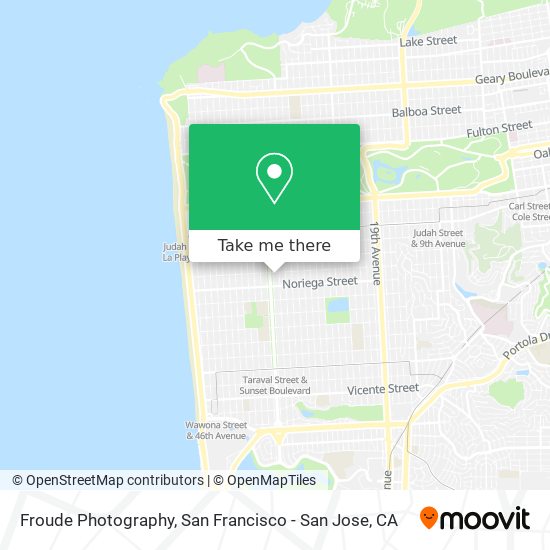 Froude Photography map