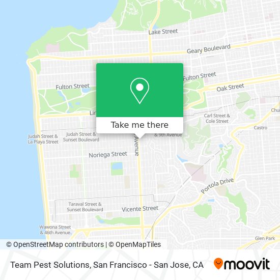 Team Pest Solutions map