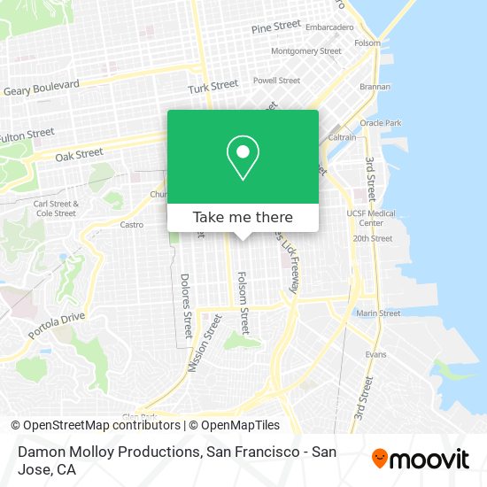 Damon Molloy Productions map