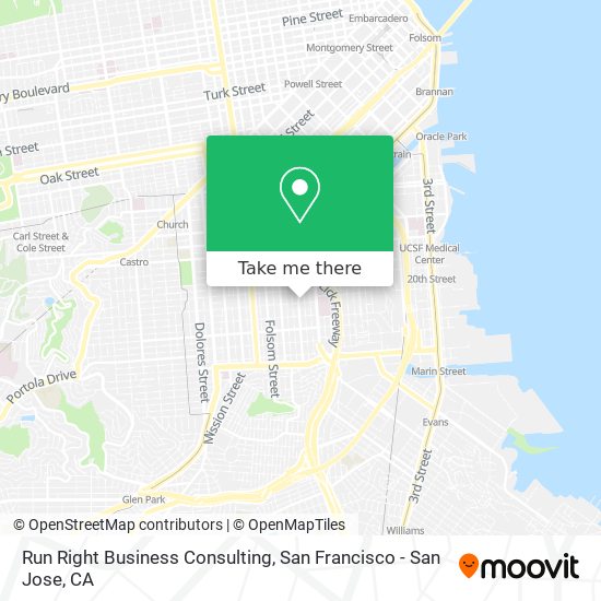 Run Right Business Consulting map