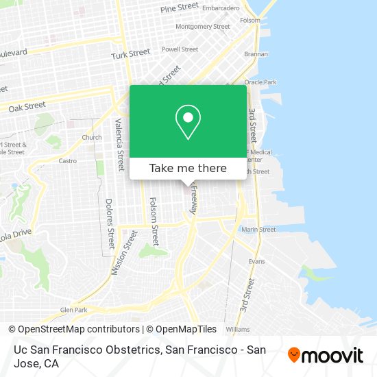 Mapa de Uc San Francisco Obstetrics