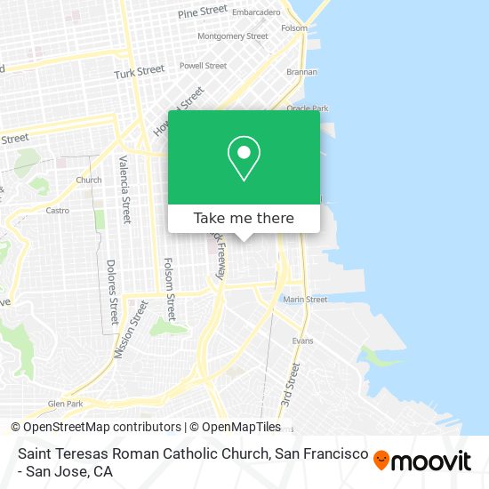 Saint Teresas Roman Catholic Church map