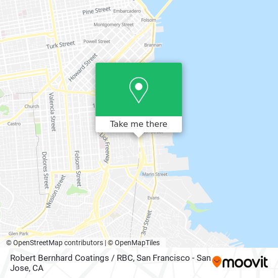 Robert Bernhard Coatings / RBC map