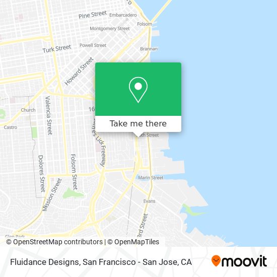 Fluidance Designs map