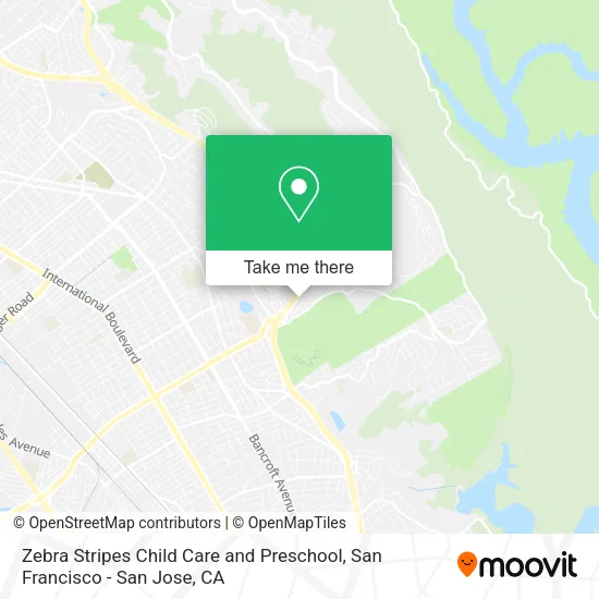 Zebra Stripes Child Care and Preschool map