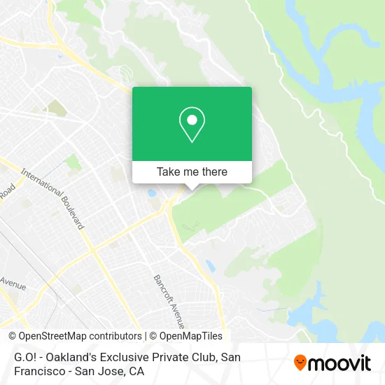 G.O! - Oakland's Exclusive Private Club map