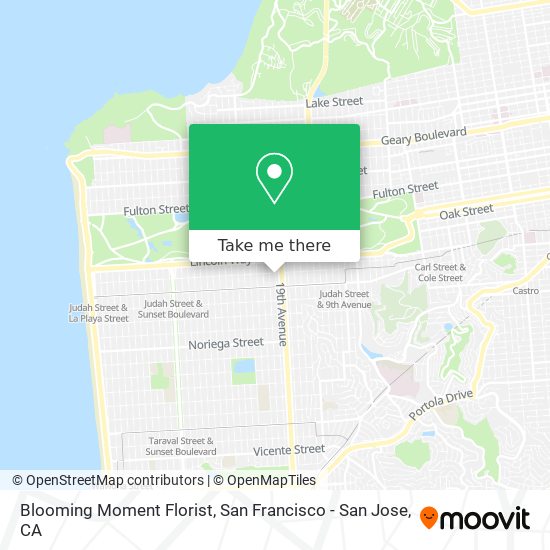 Blooming Moment Florist map