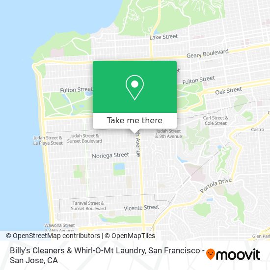 Mapa de Billy's Cleaners & Whirl-O-Mt Laundry