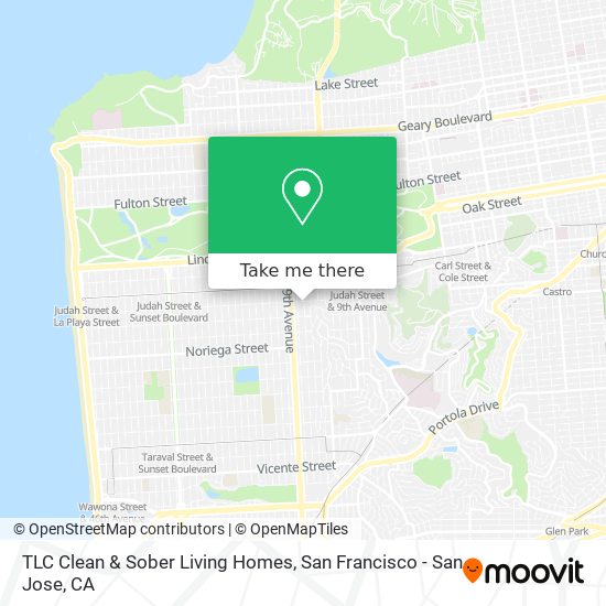 TLC Clean & Sober Living Homes map