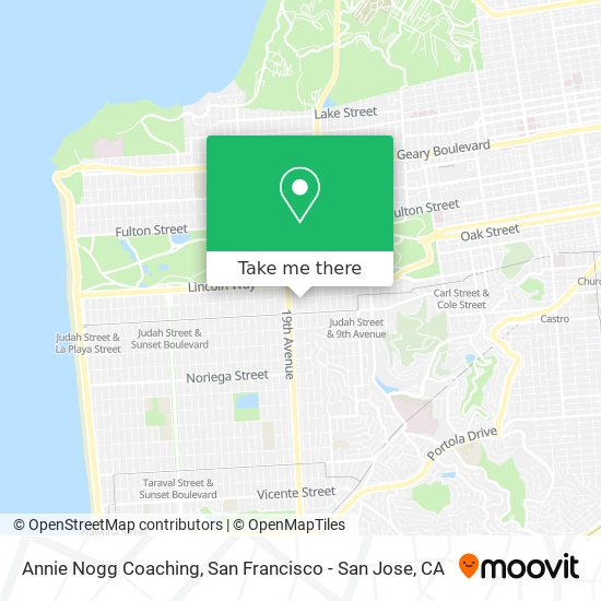 Annie Nogg Coaching map