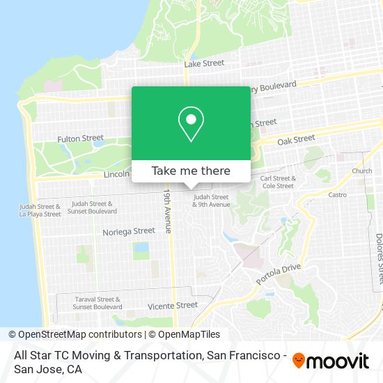 Mapa de All Star TC Moving & Transportation