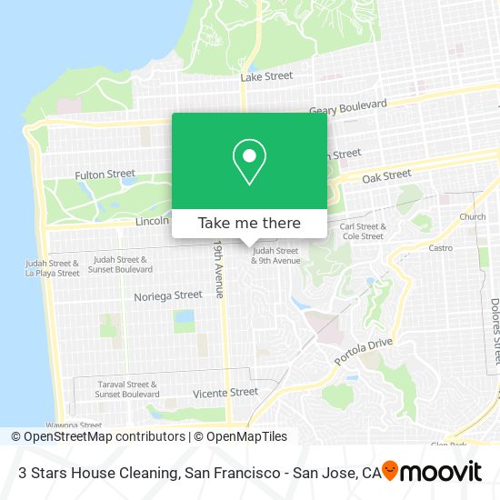 3 Stars House Cleaning map