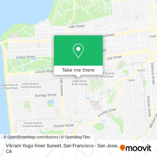 Vikram Yogo Inner Sunset map