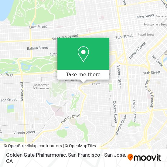 Mapa de Golden Gate Philharmonic