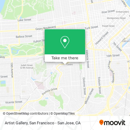 Artist Gallery map