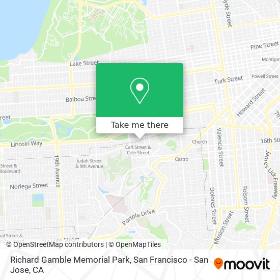 Richard Gamble Memorial Park map