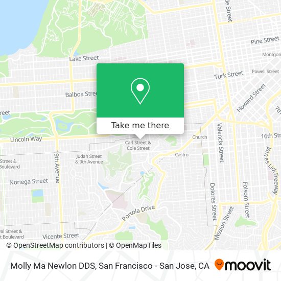 Mapa de Molly Ma Newlon DDS