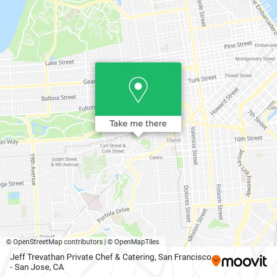 Jeff Trevathan Private Chef & Catering map