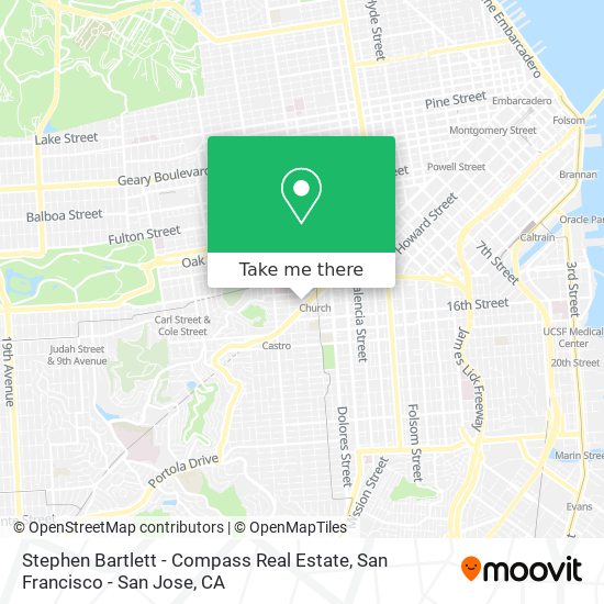 Stephen Bartlett - Compass Real Estate map