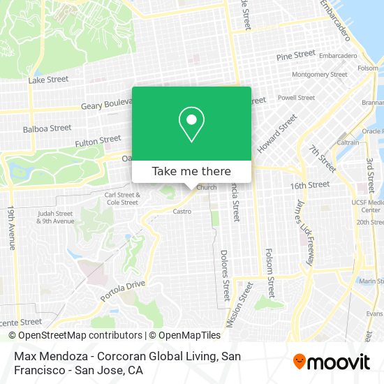 Mapa de Max Mendoza - Corcoran Global Living