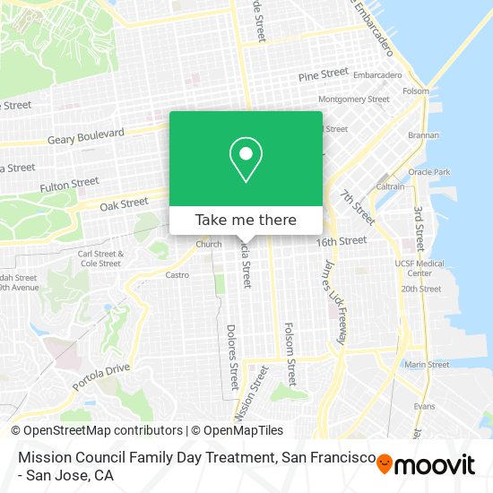 Mission Council Family Day Treatment map