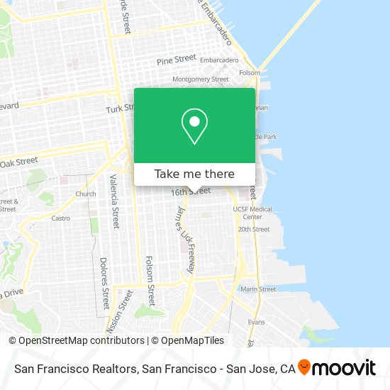 San Francisco Realtors map