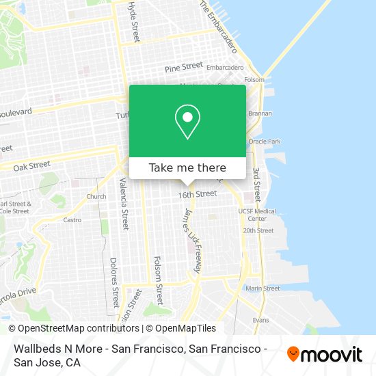 Mapa de Wallbeds N More - San Francisco