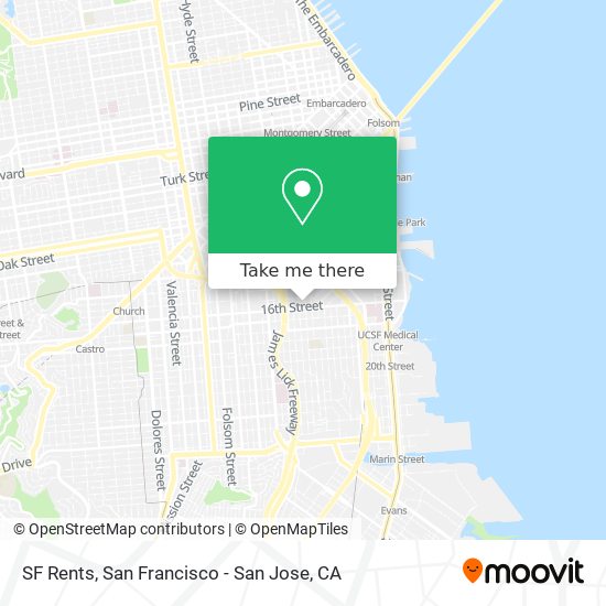 SF Rents map