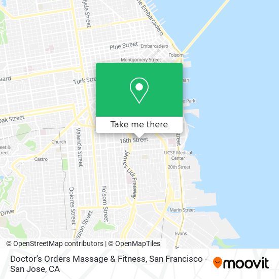 Doctor's Orders Massage & Fitness map