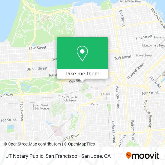 JT Notary Public map