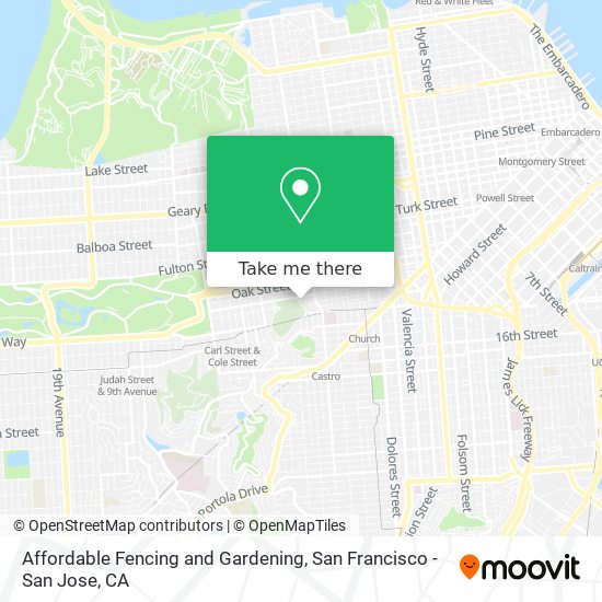 Mapa de Affordable Fencing and Gardening