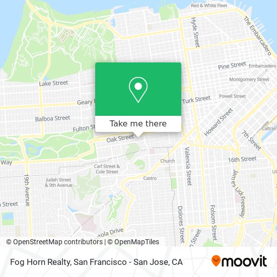 Fog Horn Realty map