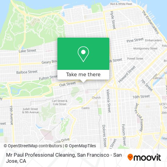Mr Paul Professional Cleaning map