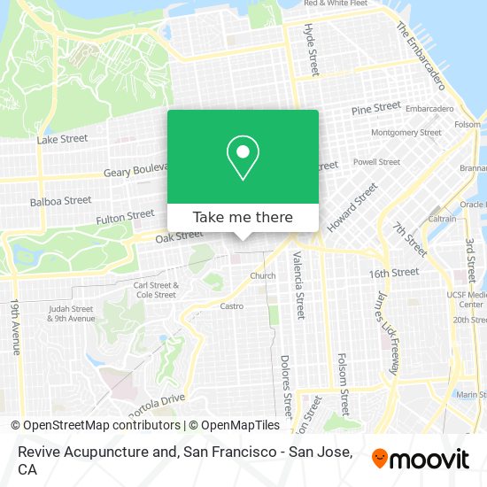 Revive Acupuncture and map