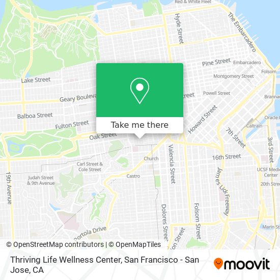 Thriving Life Wellness Center map