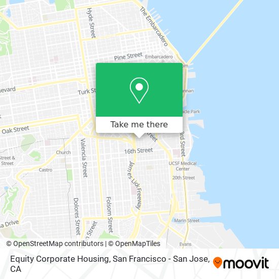 Mapa de Equity Corporate Housing