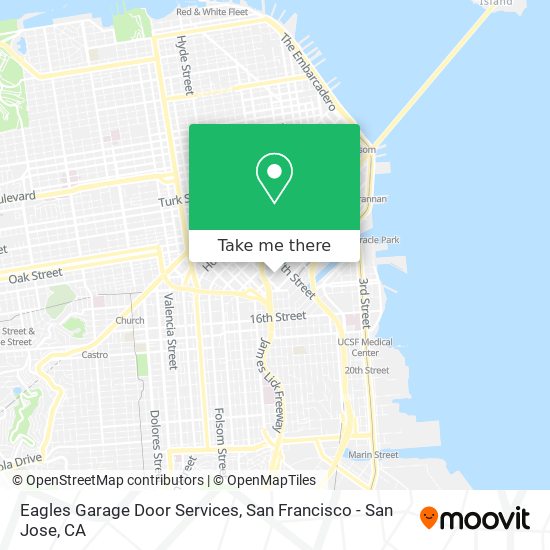Mapa de Eagles Garage Door Services