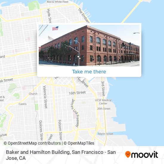 Baker and Hamilton Building map