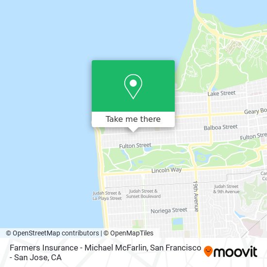 Farmers Insurance - Michael McFarlin map