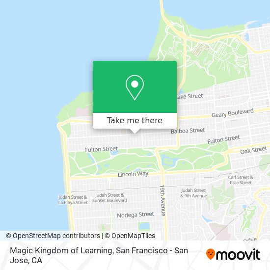 Magic Kingdom of Learning map