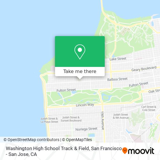 Washington High School Track & Field map