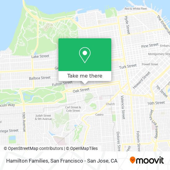 Hamilton Families map